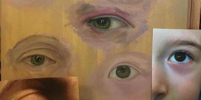 I started to paint-Since You Went To Heaven