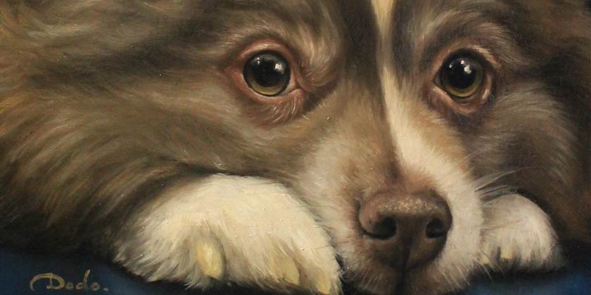 materials used by the Old Masters Self-taught paintress