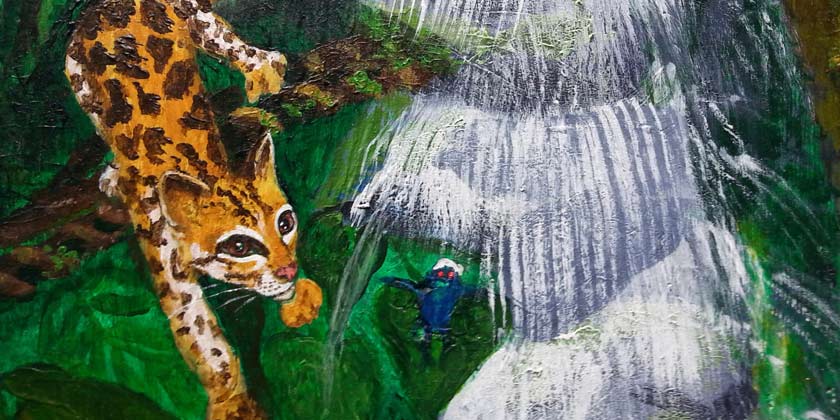 Art is my joy and therapy in isolation-self-thaught-artist