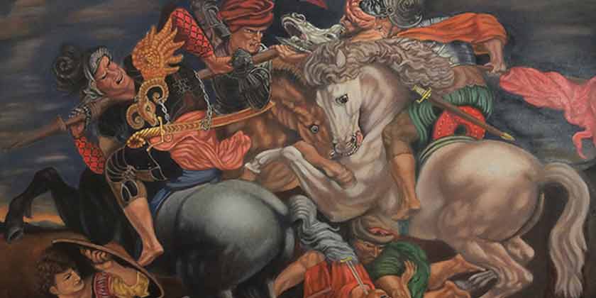 how-to-paint-Leonardo Da Vinci painting