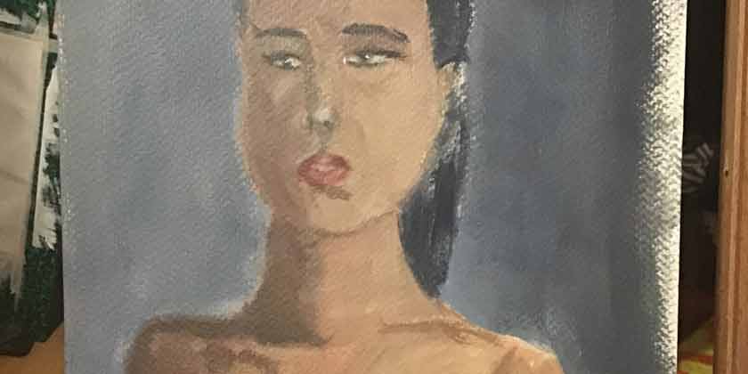 crush for oil painting-self-taught-artist